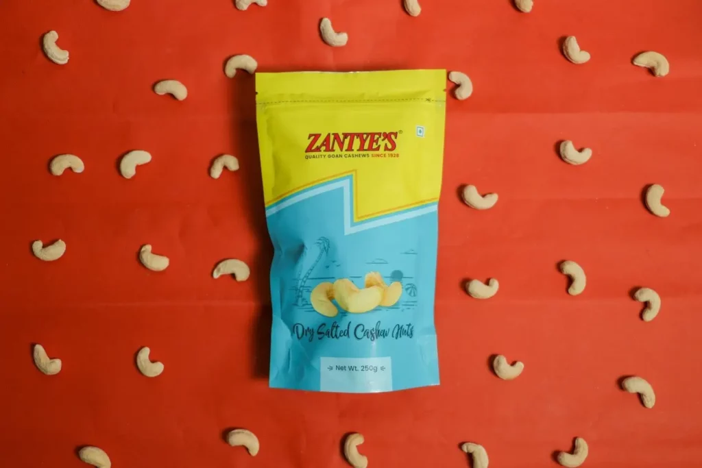 Zantye’s organic cashews make for the tastiest snack