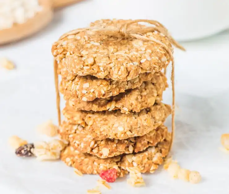 Stacked Zantye's Salted Cashew Oatmeal Cookies